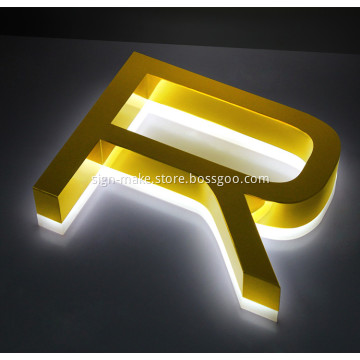 Custom Backlit Signs Edge Lit Channel Letters